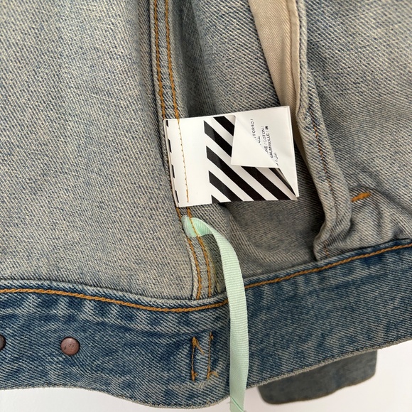 OFF white pink gradient arrows denim jacket - Picture 4 of 7